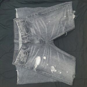 Levis 511 mens distressed denim jeans